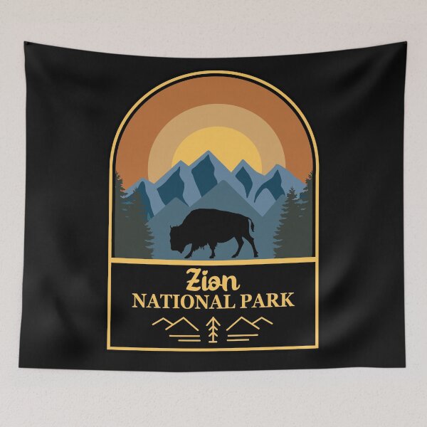 Artikelvorschau, Zion Nationalpark-Vintage entworfen und verkauft von Nature-spirit.