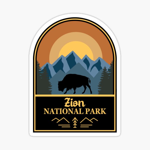 Vista previa del artículo con la obra «Parque Nacional Zion-Vintage», diseñado y vendido por Nature-spirit.