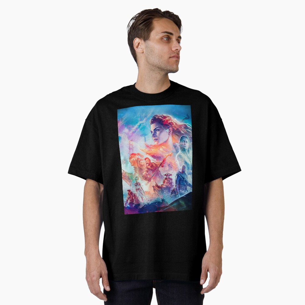 Aperçu de l'œuvre T-shirt oversize créée et vendue par MarinaLexaArt.