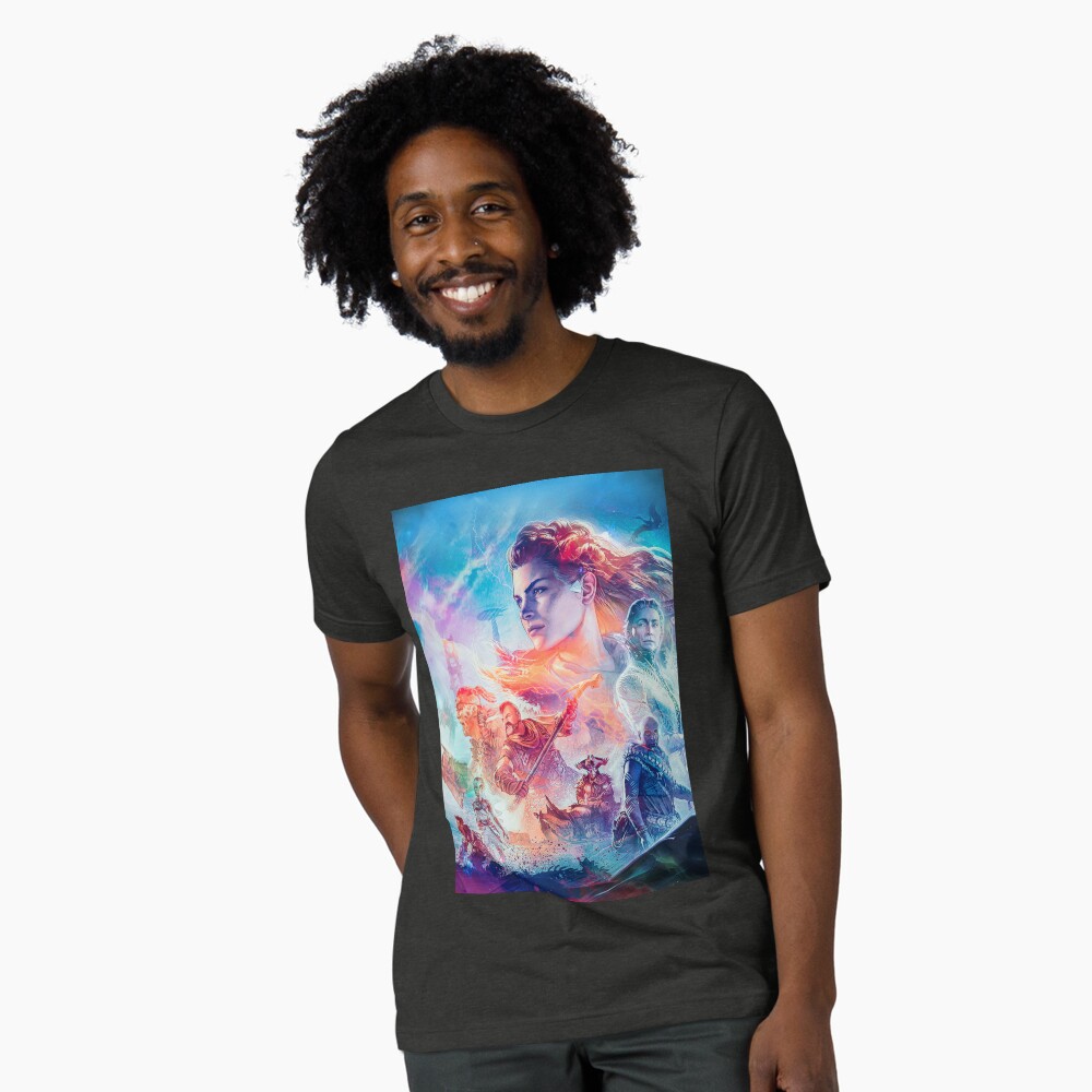 Aperçu de l'œuvre T-shirt chiné créée et vendue par MarinaLexaArt.