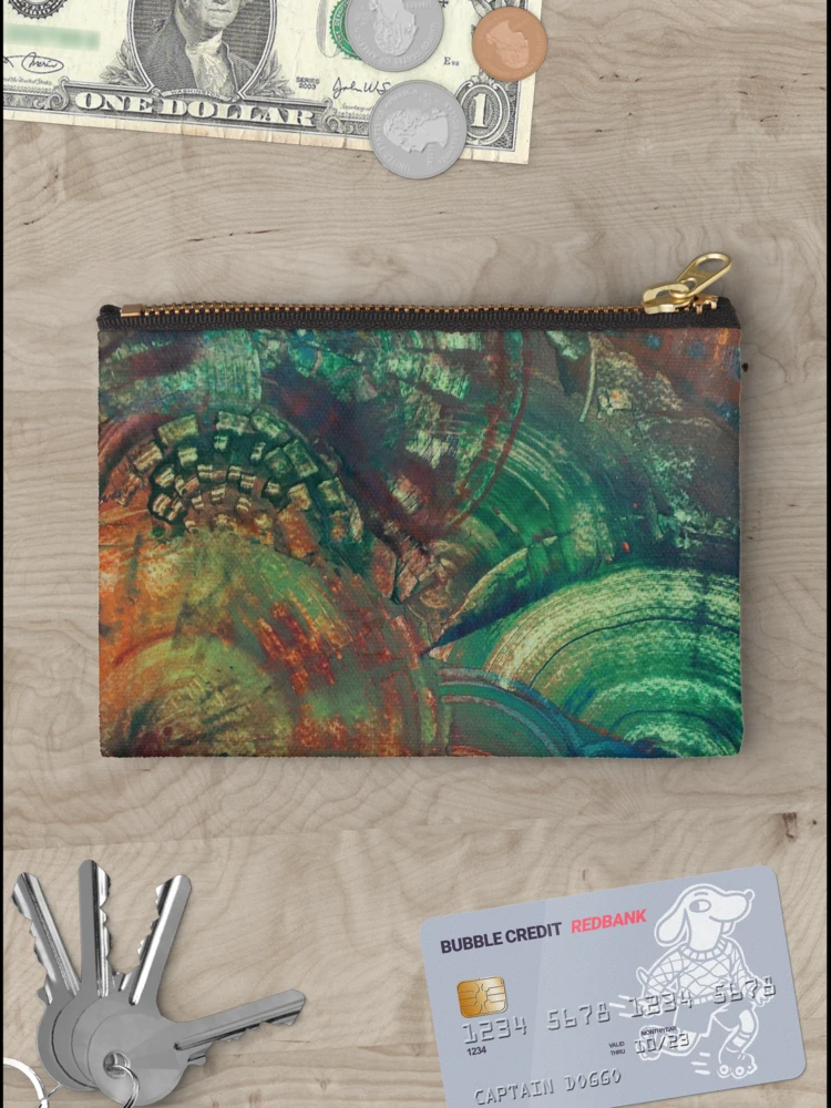 Thumbnail 3 of 4, Zipper Pouch, Tree Rings designed and sold by George Hutton Hunter.