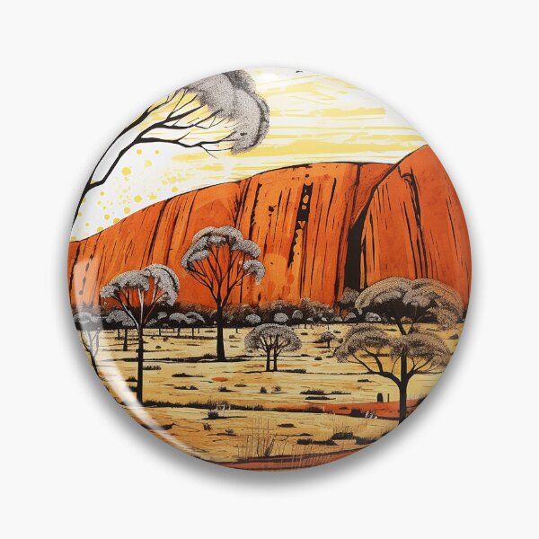 Item preview, Australia city colorful travel vintage graphic designed and sold by wonderfulpark.