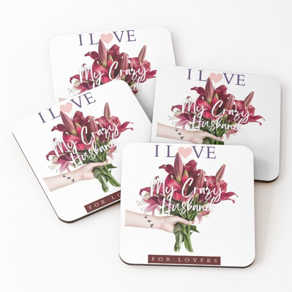 Item preview, I Love My Crazy Husband Valentines For Lovers designed and sold by Miumed.