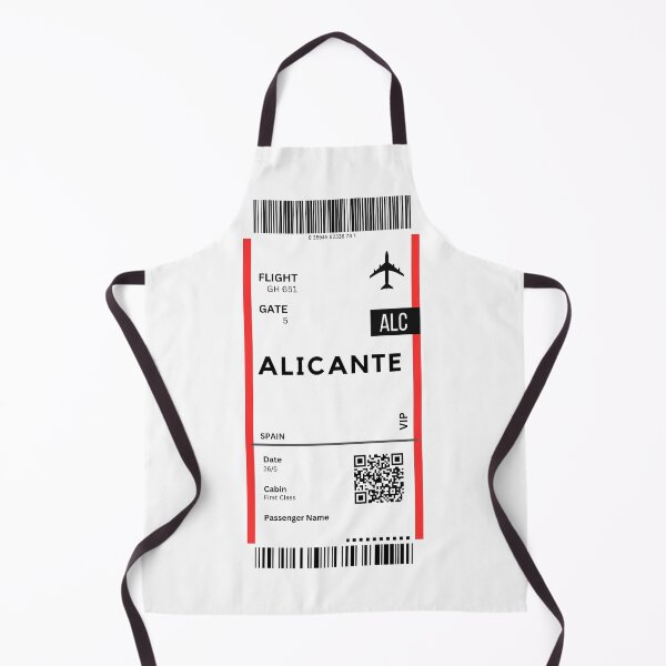 Item preview, Alicante, Spain Airplane Boarding Pass designed and sold by RoamInk.