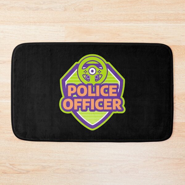 Item preview, Police Officer Design with Steering Wheel designed and sold by PRIVARSHU.