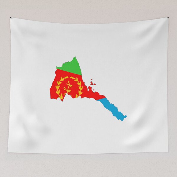 Item preview, eritrea flag map designed and sold by tony4urban.