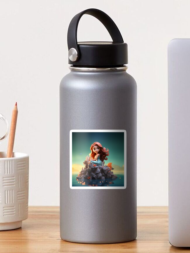 Thumbnail 1 of 3, Sticker, Little Mermaid designed and sold by shinypeace.