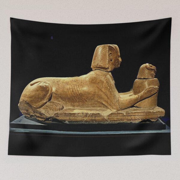 Item preview, vr 3546/ finition 2023 - 61 - Statue de Ramsès II en sphinx faisant offrande d’une vasque à tête de bélier -  Okaio Créations  Olavia-Olao designed and sold by o.okaïo.