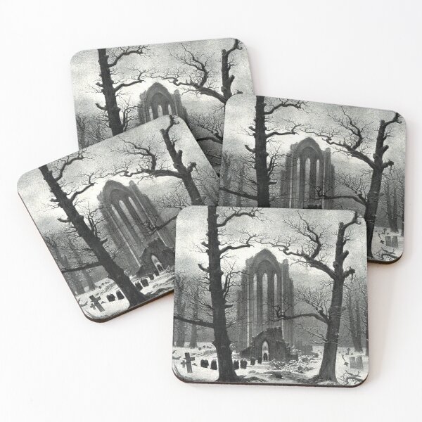Item preview, Monastery Graveyard in the Snow - 1820 - Caspar David Friedrich designed and sold by THASSON.