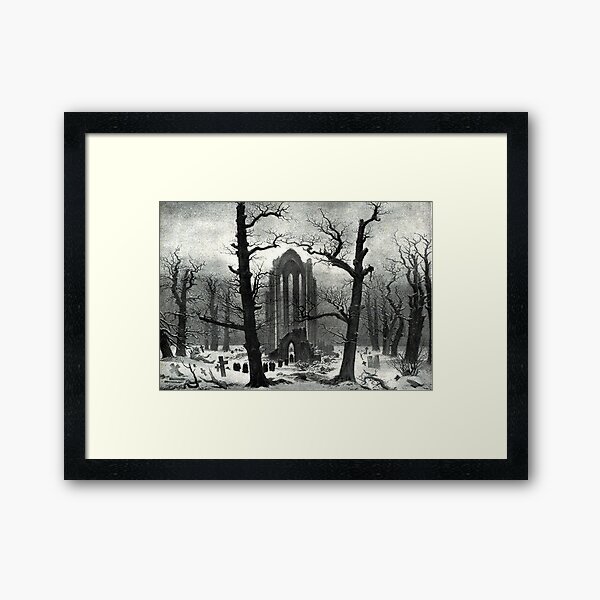 Artikel-Vorschau von Klosterfriedhof im Schnee - 1820 - Caspar David Friedrich, designt und verkauft von THASSON.