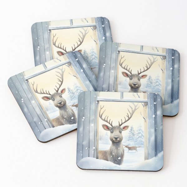 Item preview, Christmas Deer Delight designed and sold by cute-animals99.