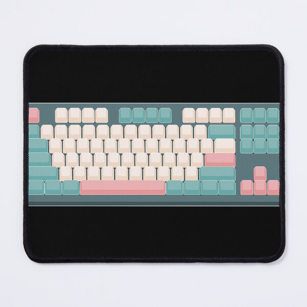 Item preview, Mechanical Keyboard - Sundae with Marshmallows designed and sold by DANGER RABBIT.
