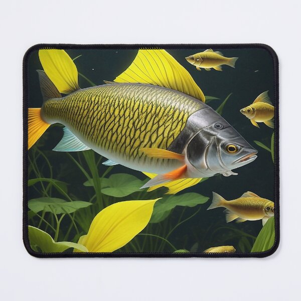Item preview, Yellow fish designed and sold by m-y-A-I-A-R-T-.