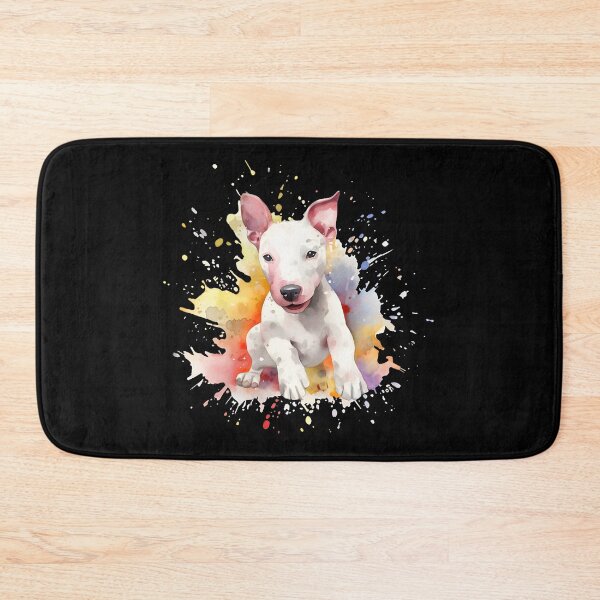 Item preview, Colorful, Watercolor Bullterrier Puppy designed and sold by Amazing-Kortez.