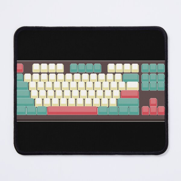 Item preview, Mechanical Keyboard - Chocolate and Watermelon designed and sold by DANGER RABBIT.