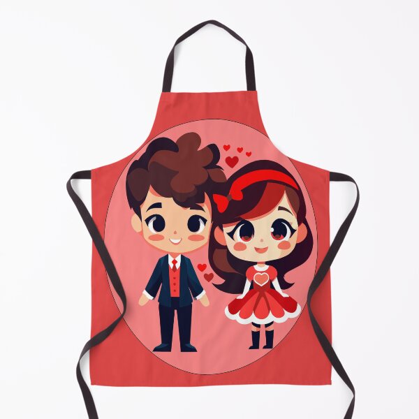 Item preview, "Innocent Hearts: A Duo of Joy",illustration of happy cute kids designed and sold by AgarutanPrint.