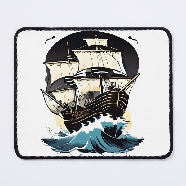 Item preview, pirate bay ship t shirt  designed and sold by hummygraphic.