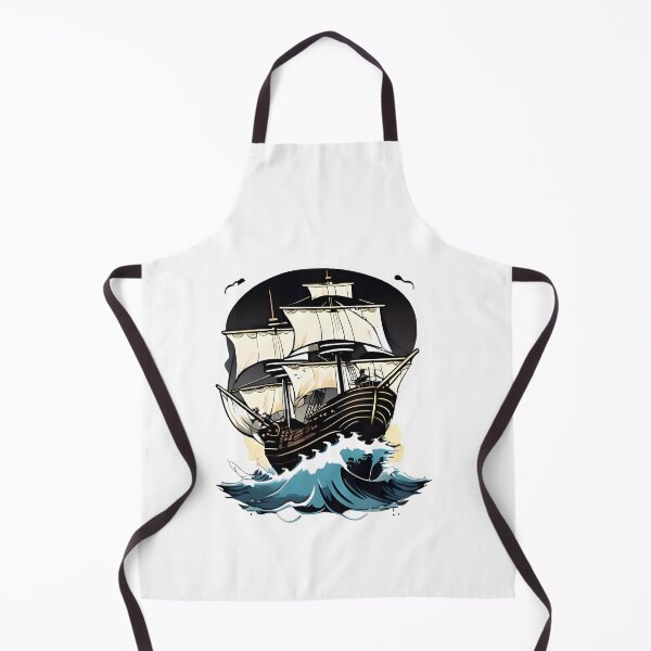 Item preview, pirate bay ship t shirt designed and sold by hummygraphic.