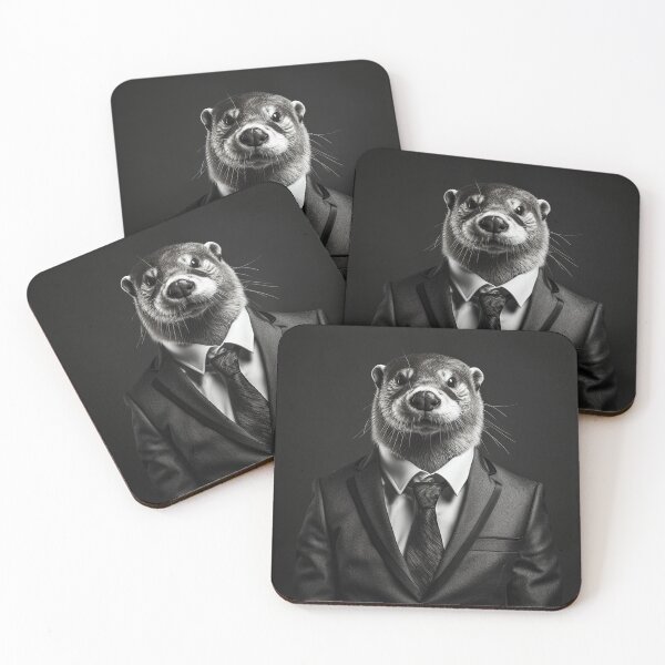Item preview, Otter in Business Suit Art designed and sold by redstar19.