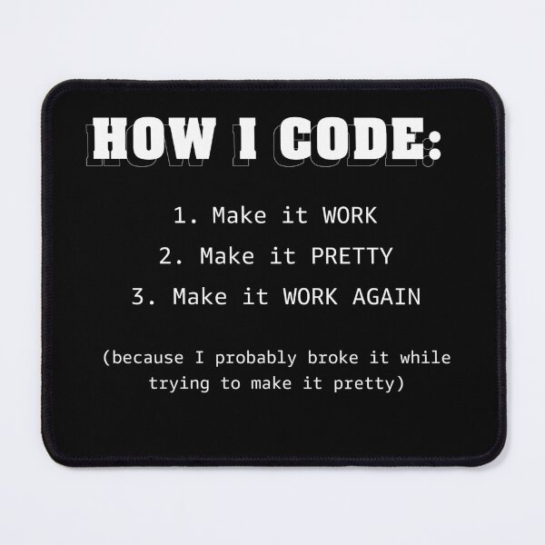 Item preview, How I Code Tee-shirt designed and sold by olympe-store.
