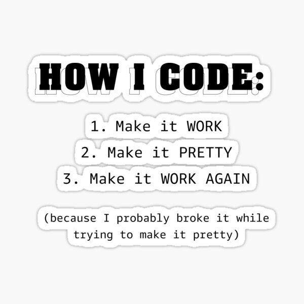 Item preview, How I Code Tee-shirt designed and sold by olympe-store.