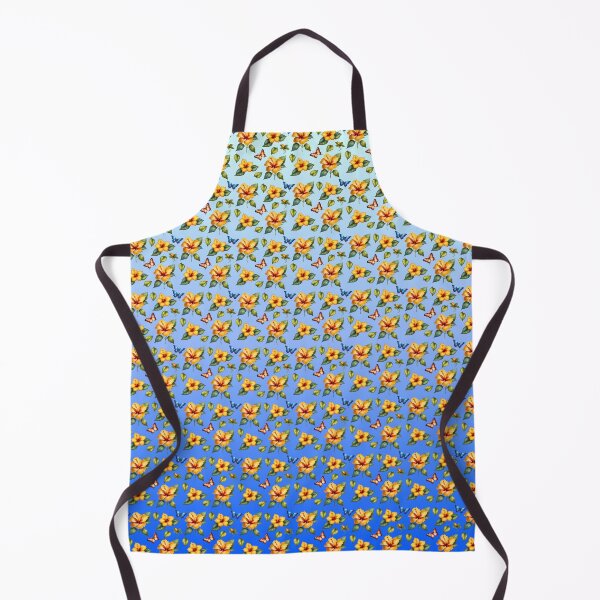 Item preview, Yellow Hibiscus Flower Gradient Pattern designed and sold by Petalandfur.