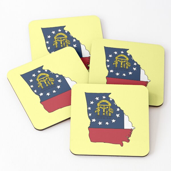 Item preview, Georgia state shape flag designed and sold by Rachael Taylor.