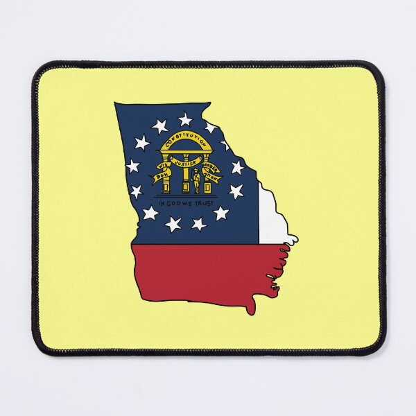 Item preview, Georgia state shape flag designed and sold by Rachael Taylor.