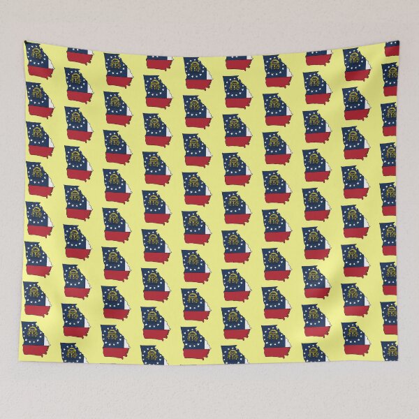 Item preview, Georgia state shape flag designed and sold by Rachael Taylor.