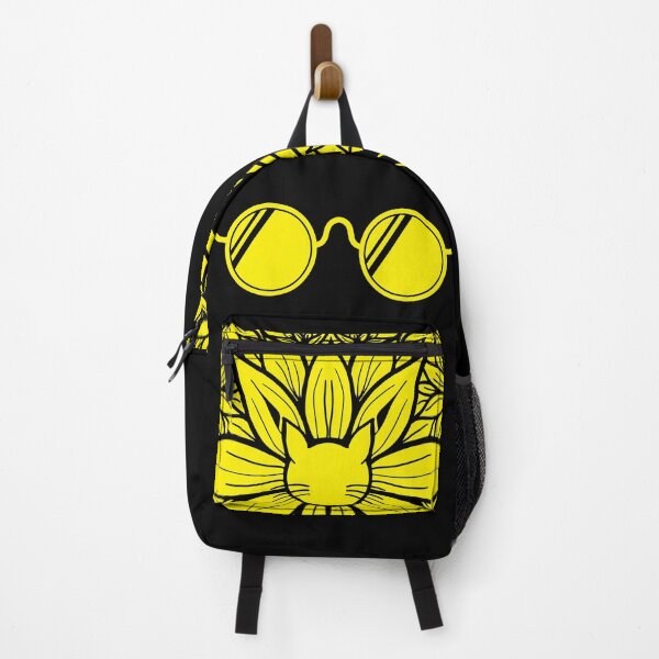 Item preview, Cat Wears Glasses With Yellow flowers designed and sold by Reenmp.