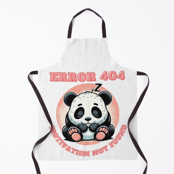 Item preview, Sleepy Panda Error 404 - Humorous Motivation designed and sold by ArtbotsGallery.