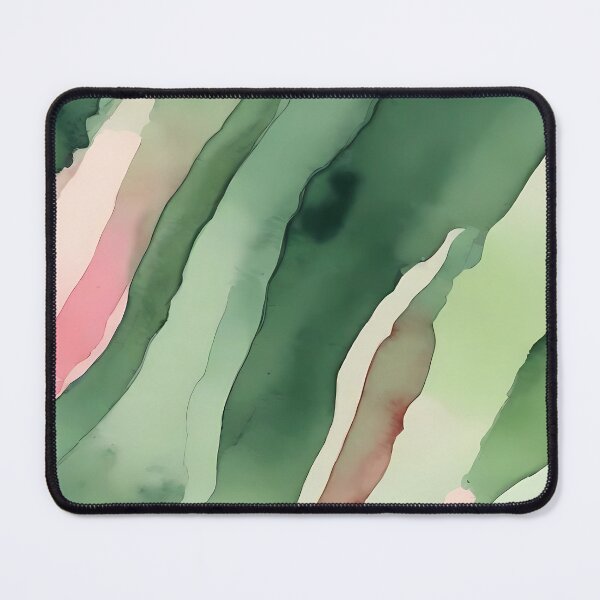 Item preview, Green abstract watercolor ink mood calm designed and sold by buh90.