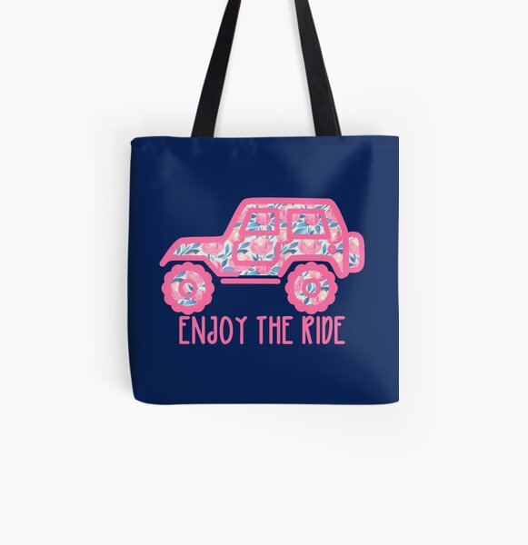 Jeep girl heart Beach Bag