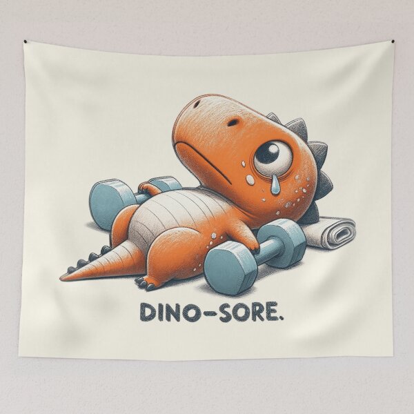 Item preview, Dino-Sore After Workout designed and sold by RuyaFab.