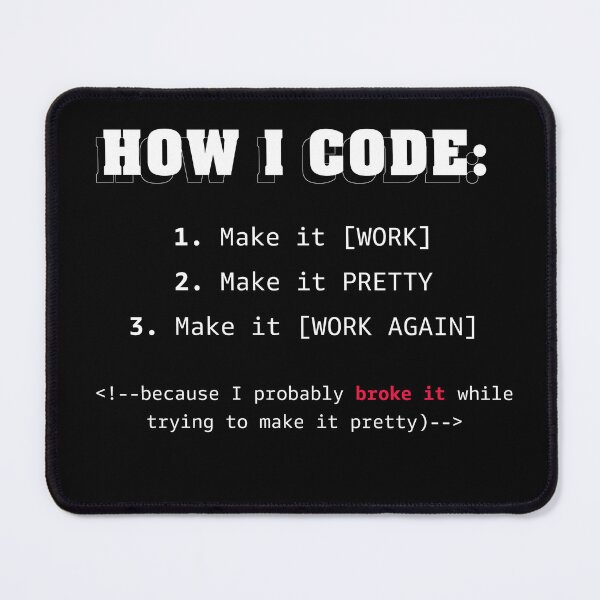 Item preview, How I Code - humour Tee-shirt designed and sold by olympe-store.