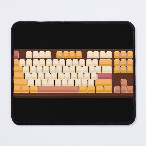 Item preview, Mechanical Keyboard - Peanut Butter and Chocolate designed and sold by DANGER RABBIT.