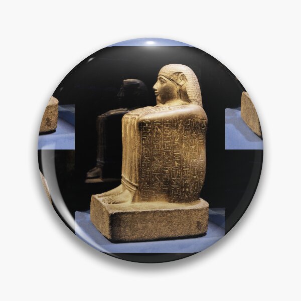 Item preview, vr 3547/ finition 2023 - 62 - Statue cube du Vizir Paser de Ramsès tenant les emblèmes de Thèbes -  Okaio Créations  Olavia-Olao designed and sold by o.okaïo.