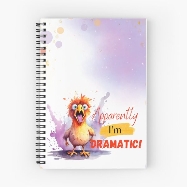 Item preview, Apparently I'm Dramatic Crazy Bird designed and sold by Frogs All Mighty  & Friends.