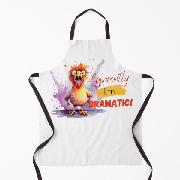 Item preview, Apparently I'm Dramatic Crazy Bird designed and sold by Frogs All Mighty  & Friends.