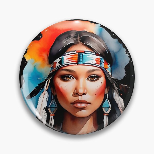 Item preview, Native American Girl designed and sold by GlowVibe.