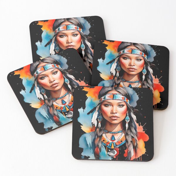 Item preview, Native American Girl designed and sold by GlowVibe.