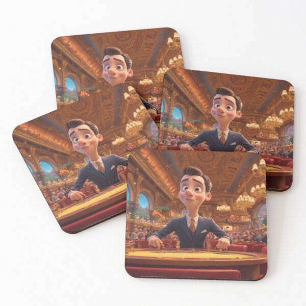 Item preview, Elegant Casino Night - A High Stakes Game Under the Gilded Chandeliers designed and sold by DotsAndDesigns.