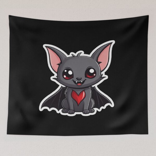 Item preview, Cute Halloween Cat with Bat Wings designed and sold by Majkel & Majkel.