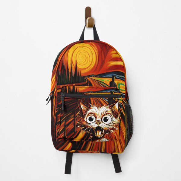 Item preview, Scream Cat Edvard Munch Cat Art designed and sold by Vikycialp.