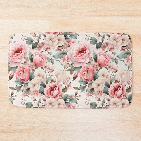 Item preview, Vintage Florals, Sweet Pink Roses, Blossoms designed and sold by PigmeArt.