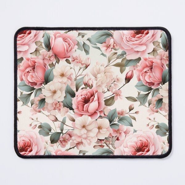 Item preview, Vintage Florals, Sweet Pink Roses, Blossoms designed and sold by PigmeArt.