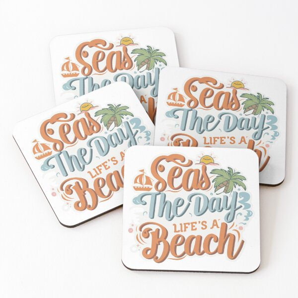 Item preview, Sea's The Day, Life's a Beach designed and sold by Random Designs.