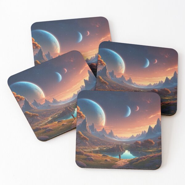 Item preview, Mystical Landscape: A Journey to the Cosmic Horizon designed and sold by DotsAndDesigns.