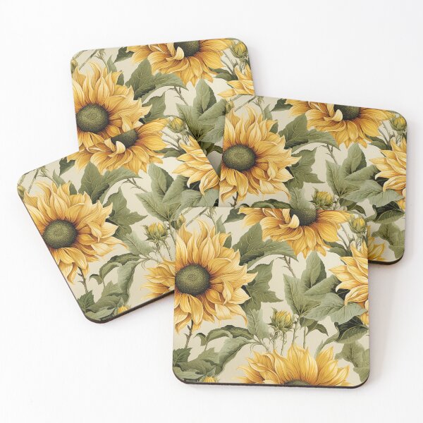 Item preview, Vintage Florals,Summer Sunflowers designed and sold by PigmeArt.