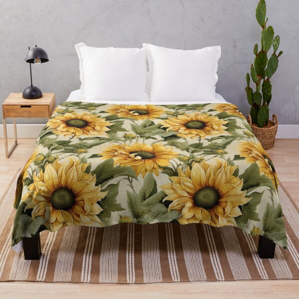 Item preview, Vintage Florals,Summer Sunflowers designed and sold by PigmeArt.